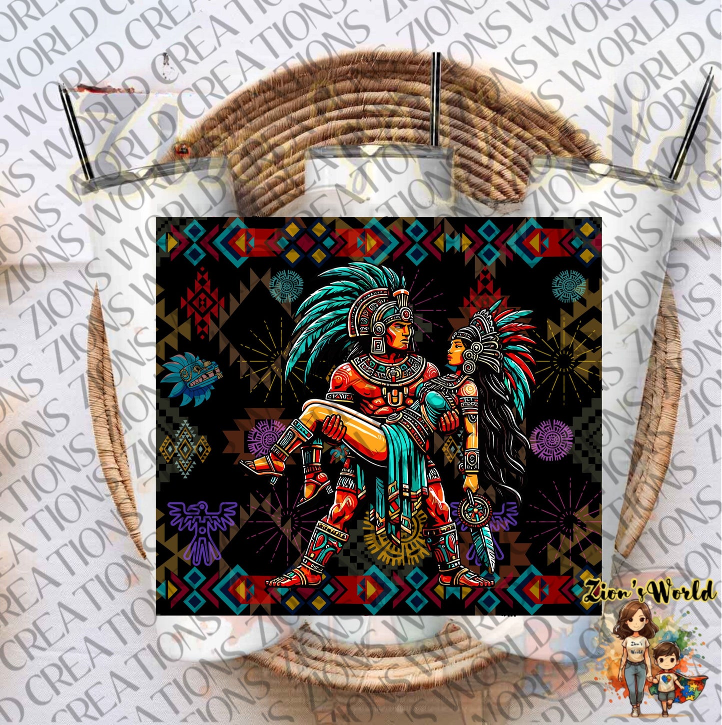 AZTEC KING AND QUEEN (EXCLUSIVE) SUB