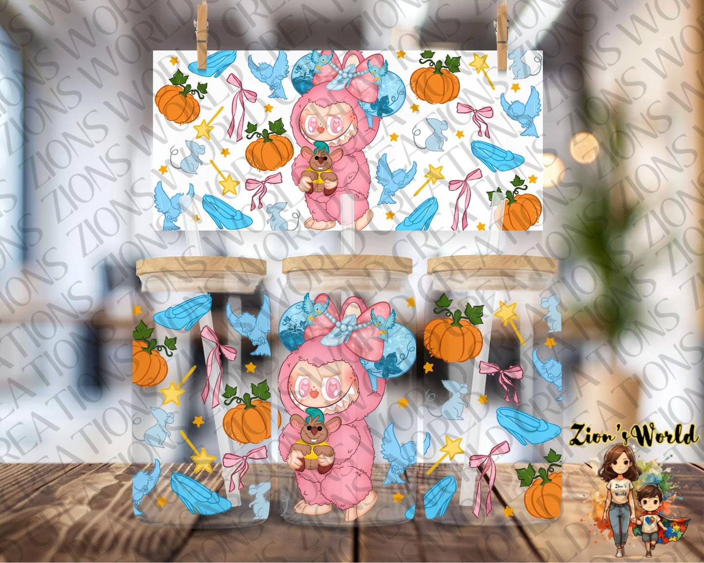 CINDERELLA LABUBU PUMPKINS