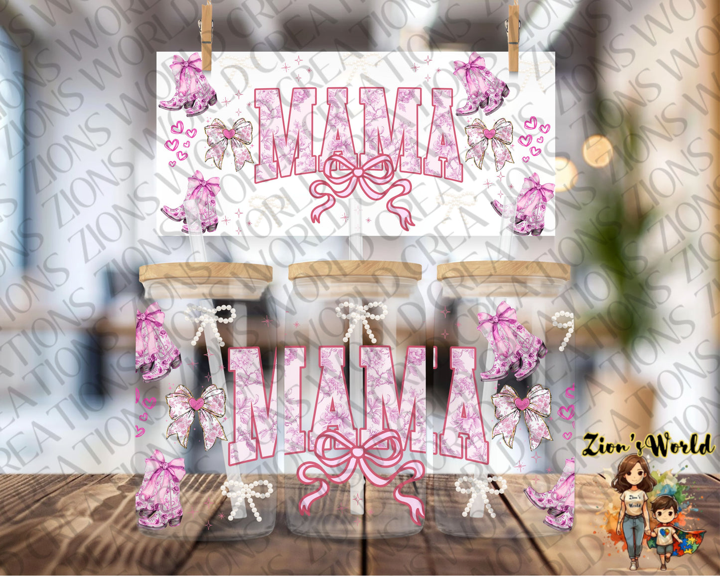 MAMA PINK BOW (EXCLUSIVE)