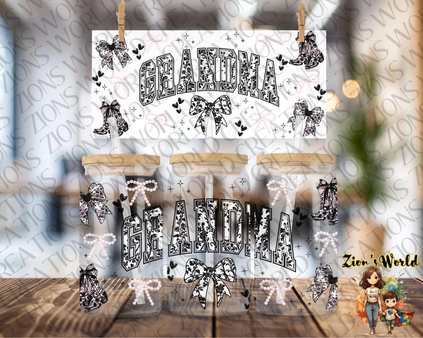 GRANDMA CHINOISERY BLACK (EXCLUSIVE)