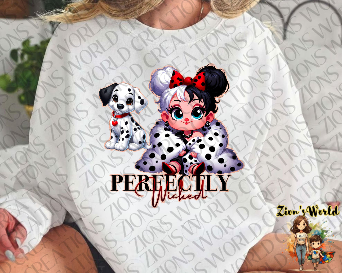 CRUELLA BABY DTF