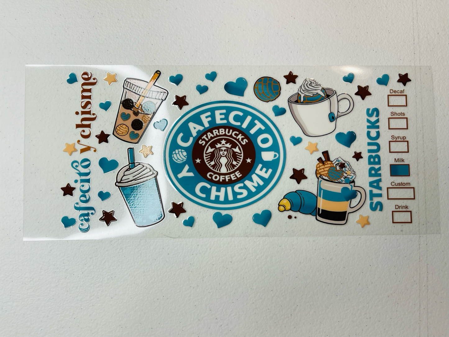Teal Cafecito&Chisme