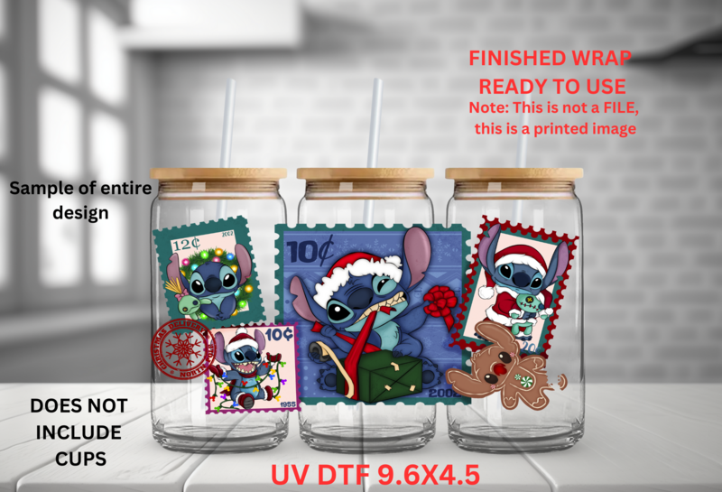 Stitch Postage stamps xmas