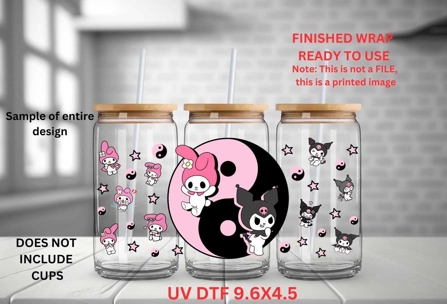 My Melody Kuromi ying yang