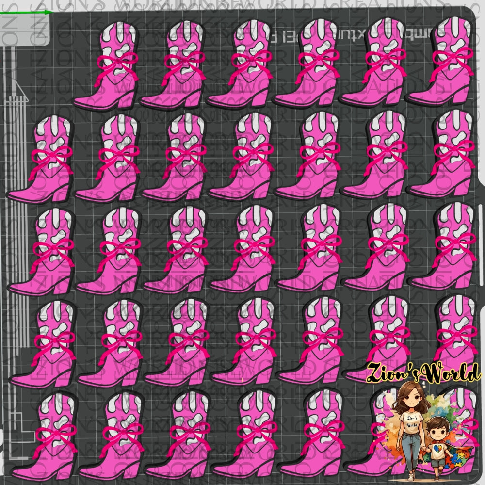 PINK COQUETTE BOOT TOPPER