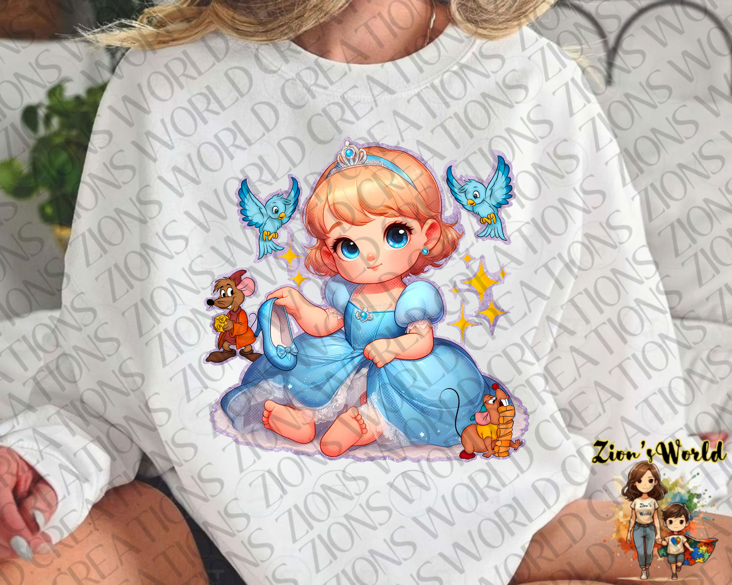 CINDERELLA BABY DTF