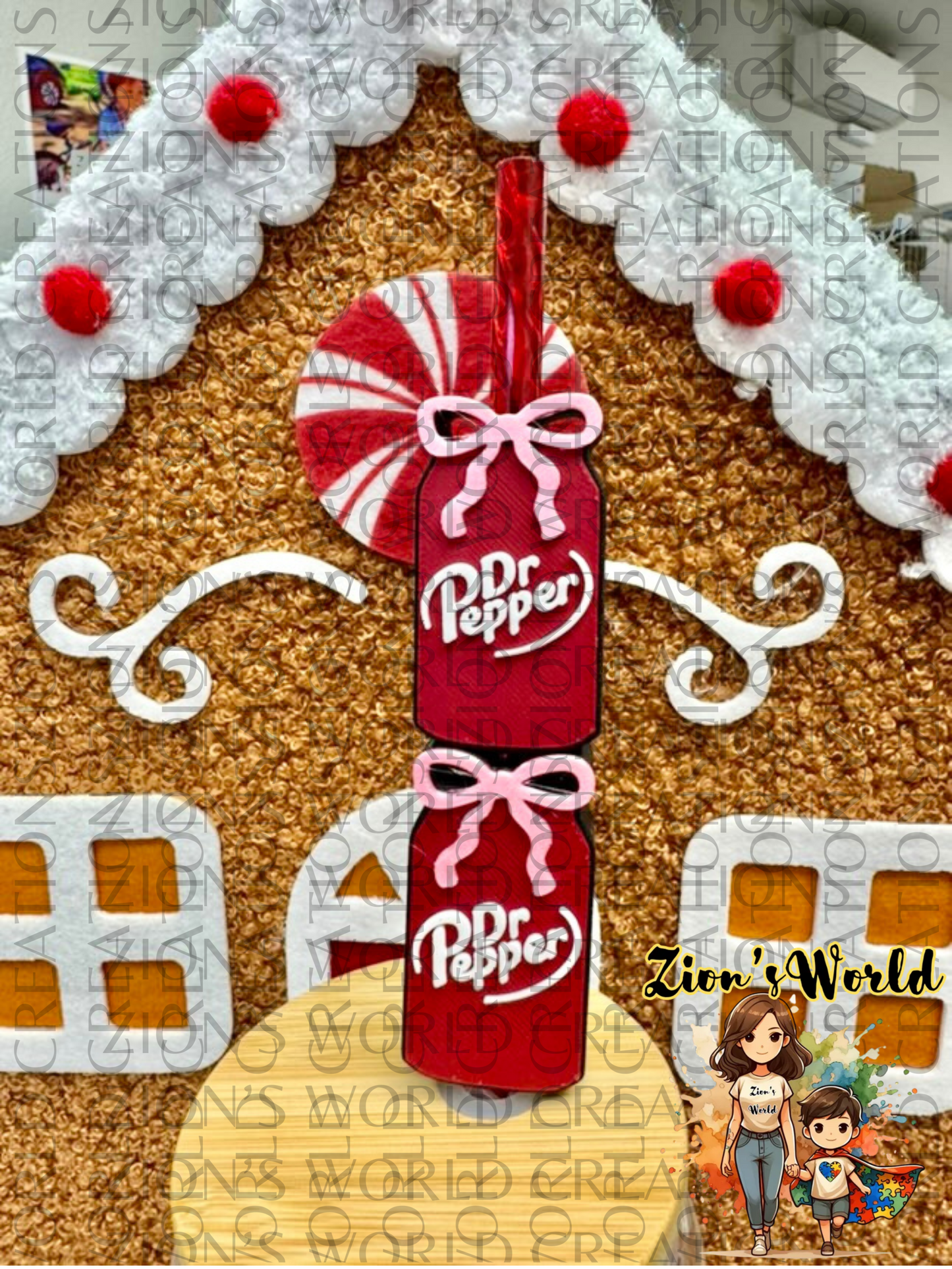 DR PEPPER COQUETTE STRAW TOPPERS