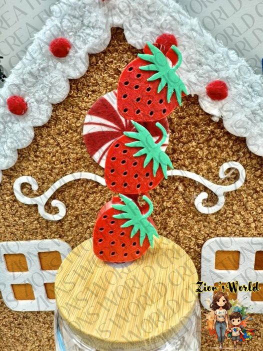 STRAWBERRY TOPPERS (SET OF 12)