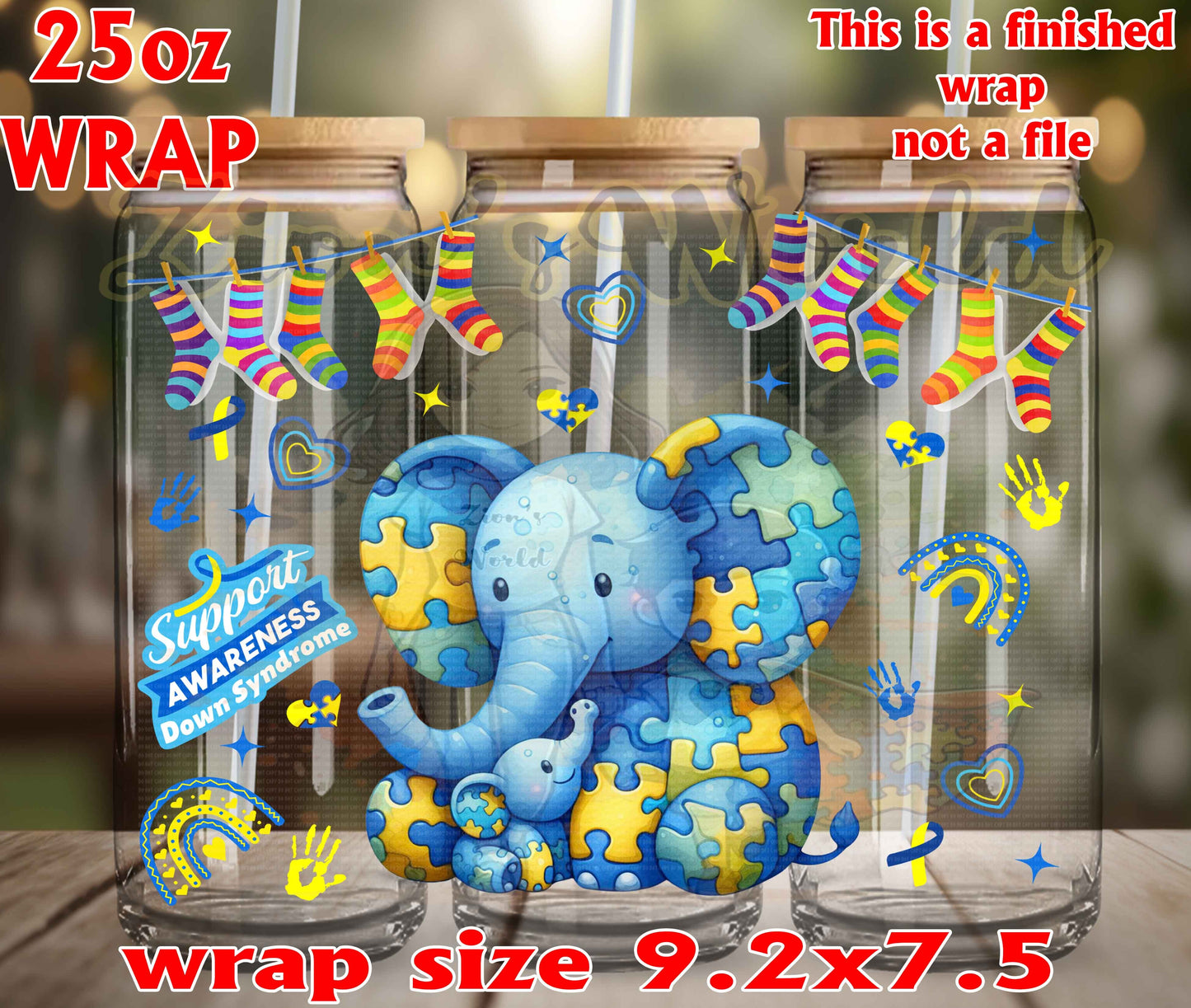 Down syndrome Awareness 25oz