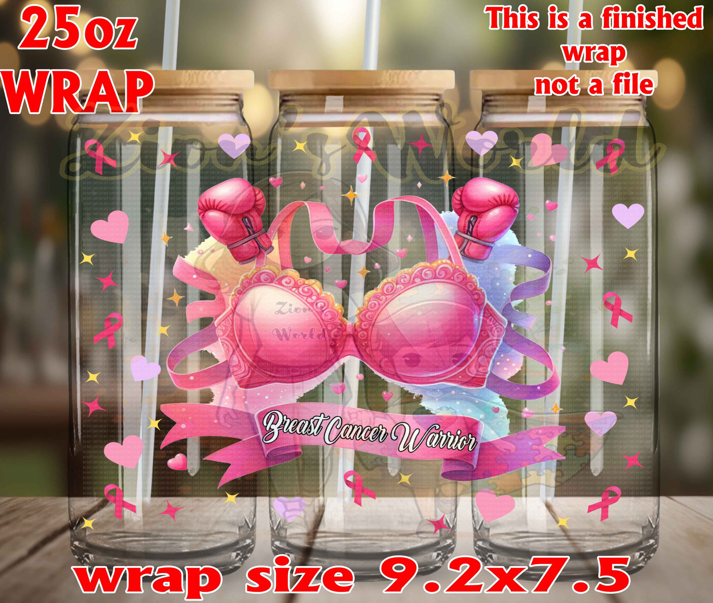BREAST CANCER WARRIOR 25OZ