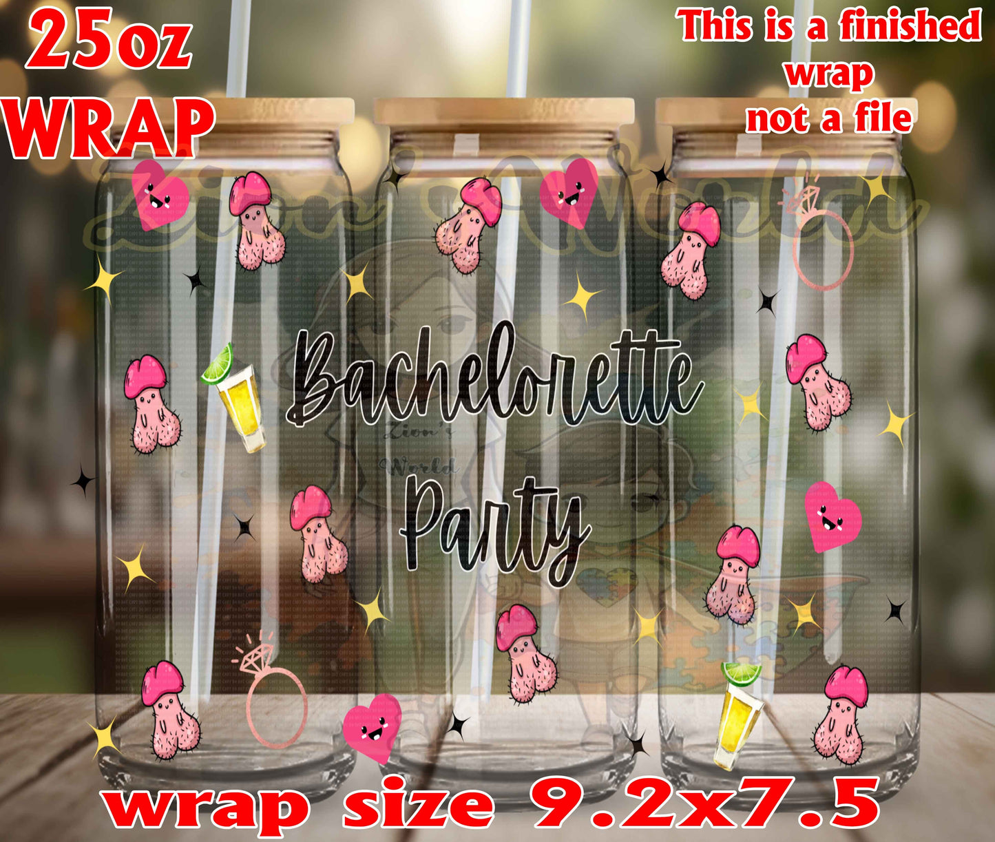 BACHELORETTE PARTY 25OZ