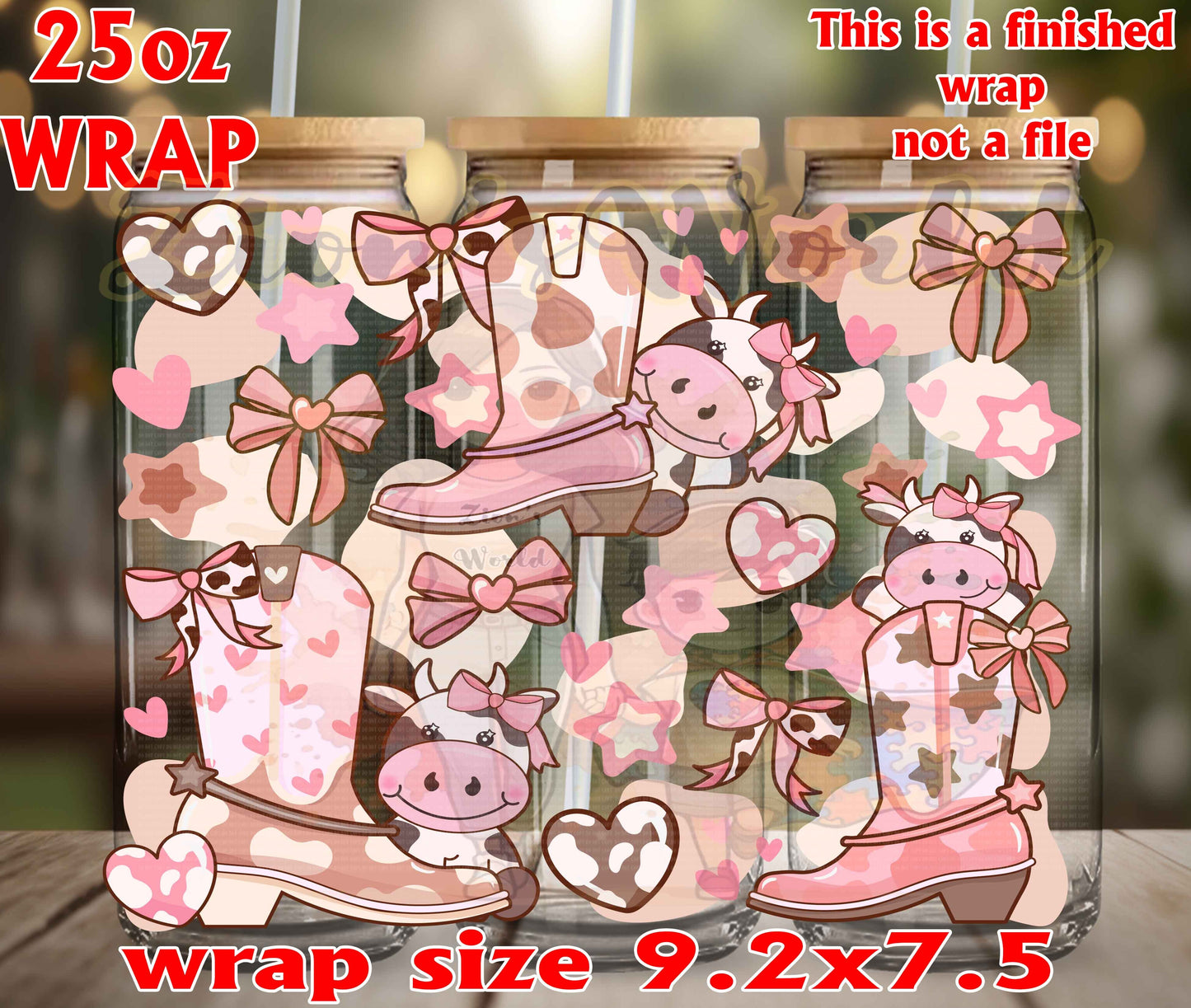 COWBOOTS PINK 25OZ