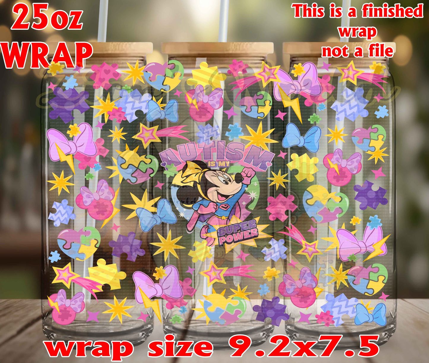 MINNIE AUTISM 25OZ