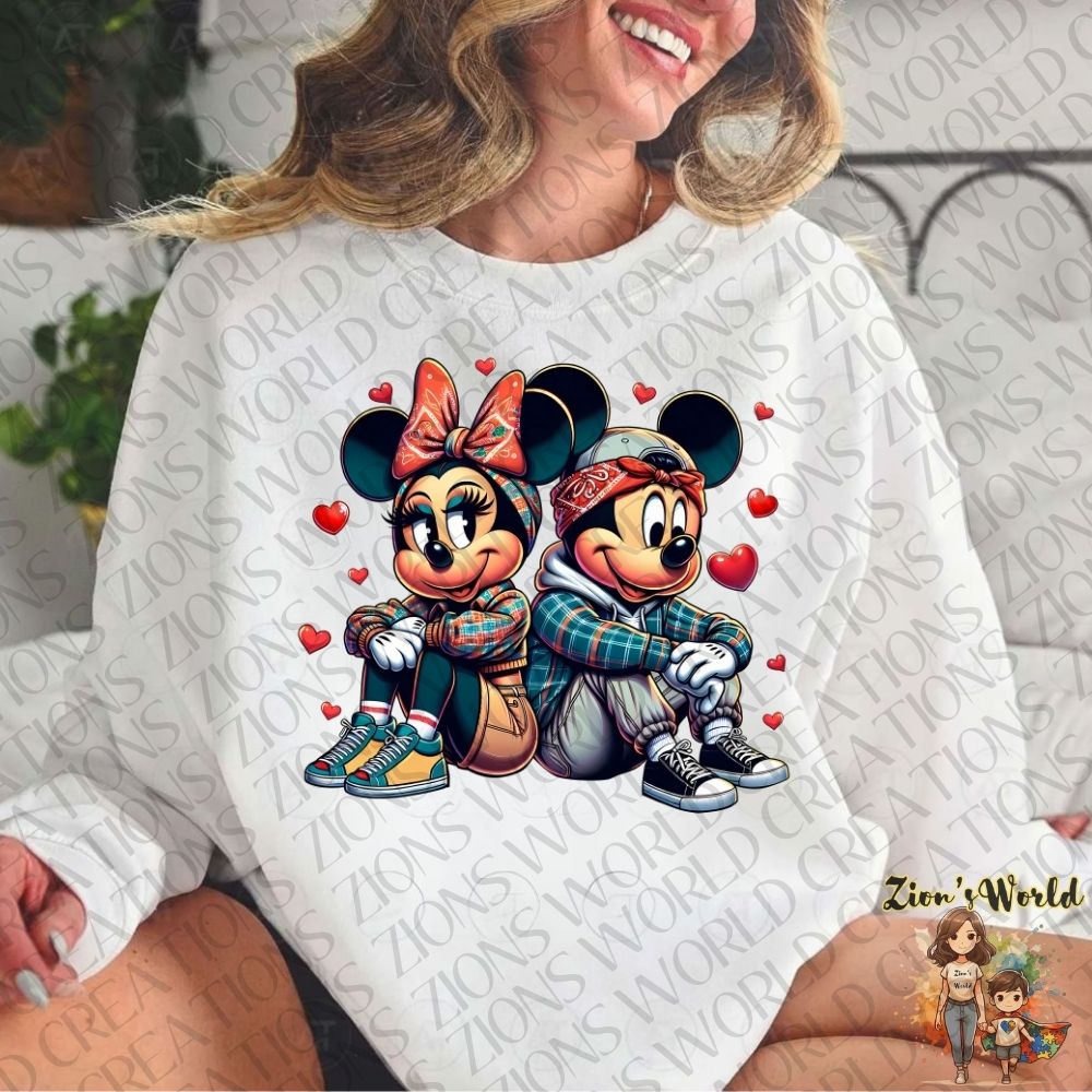 MICKEY & MINNIE BY YOUR SIDE ALWAYS DTF