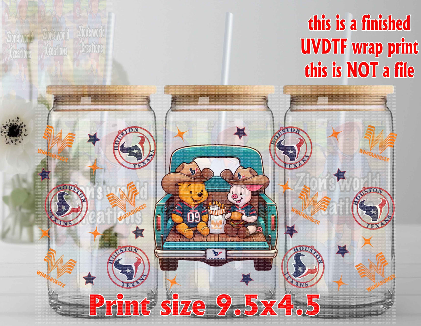 Piglet and Pooh Texans