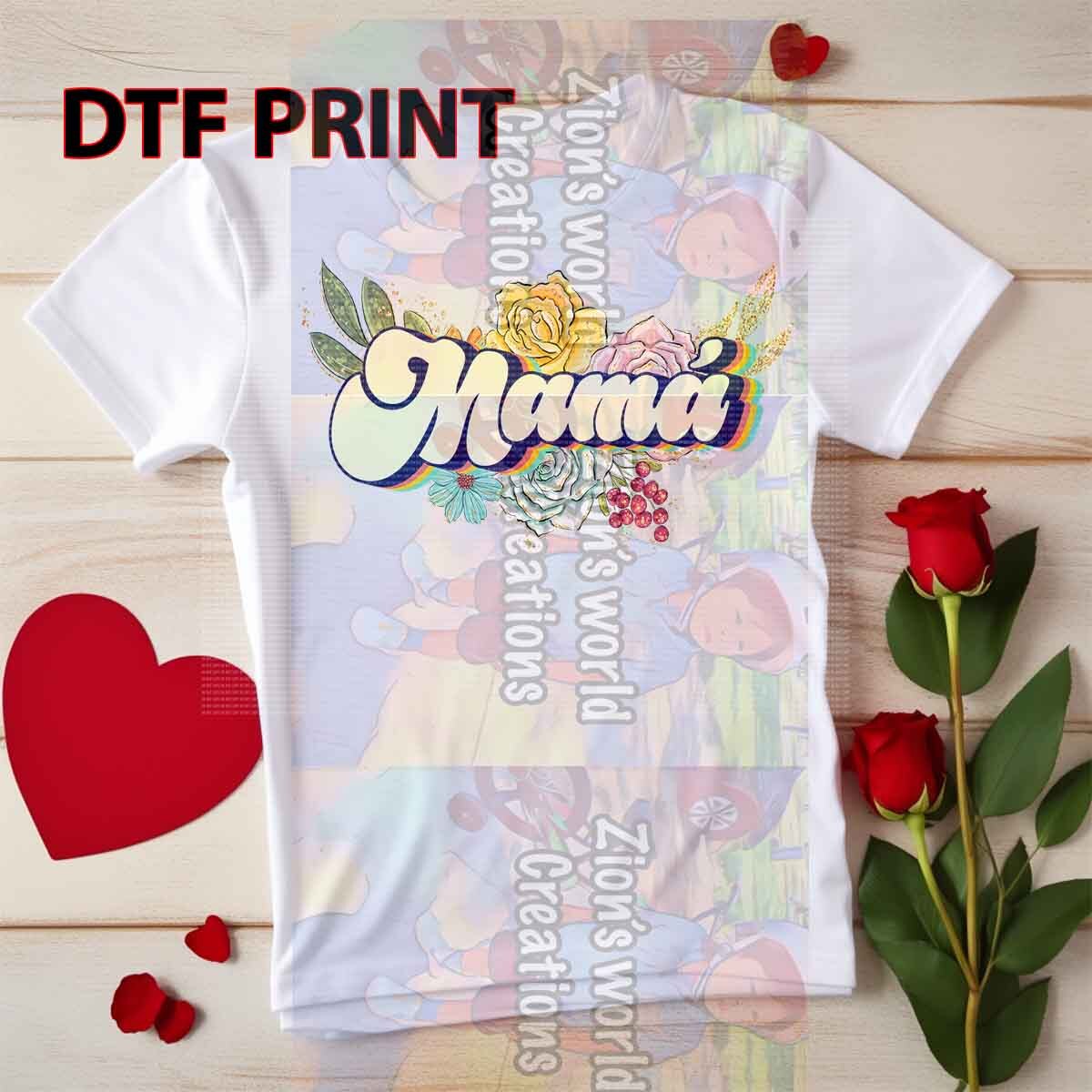 MAMA FLORAL003 DTF