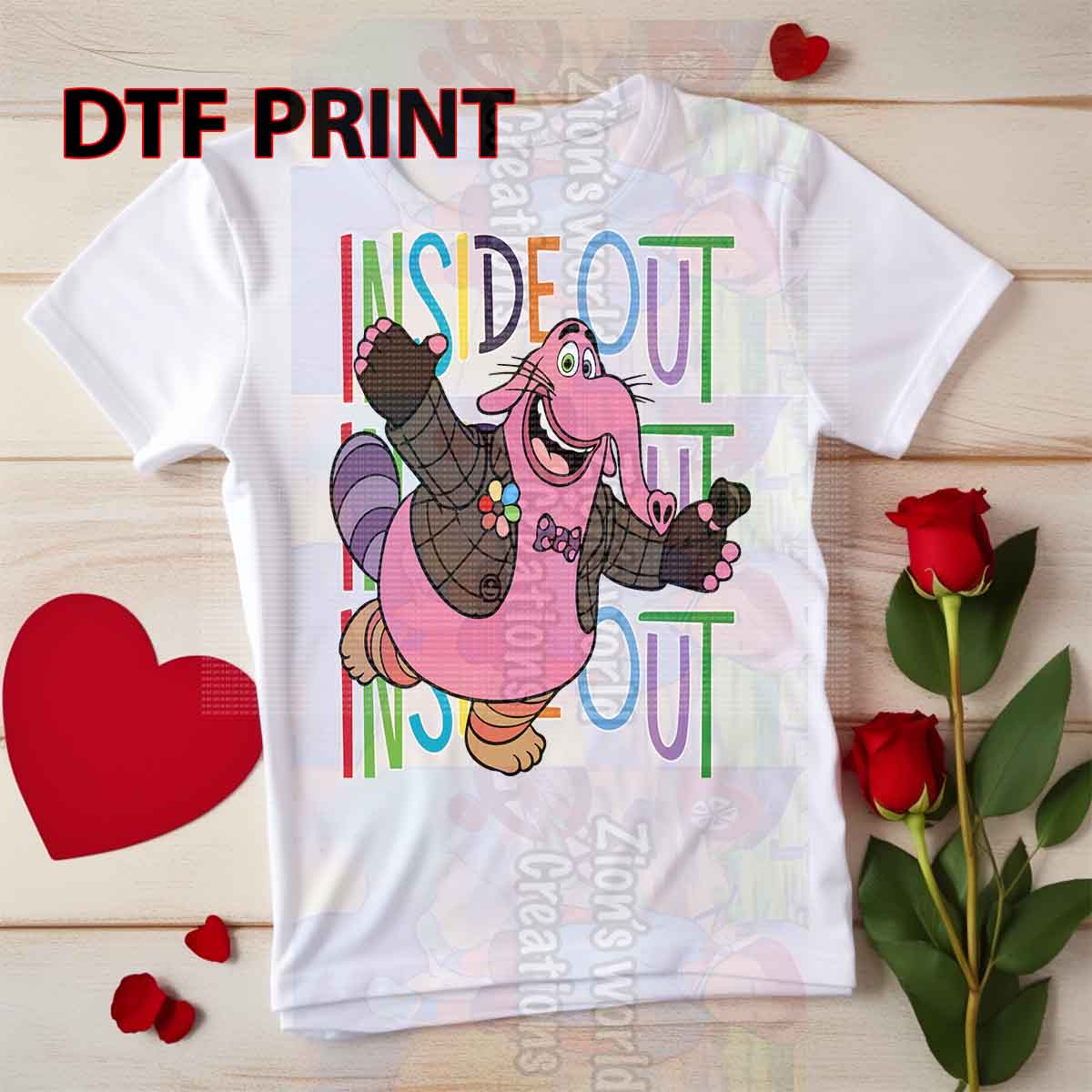 INSIDE OUT ELEPHANT DTF