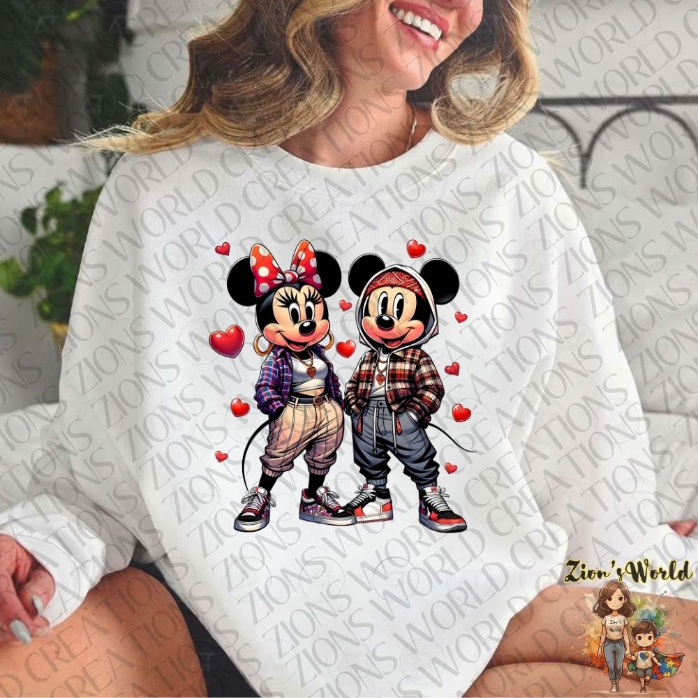MICKEY & MINNIE STAND BY ME DTF