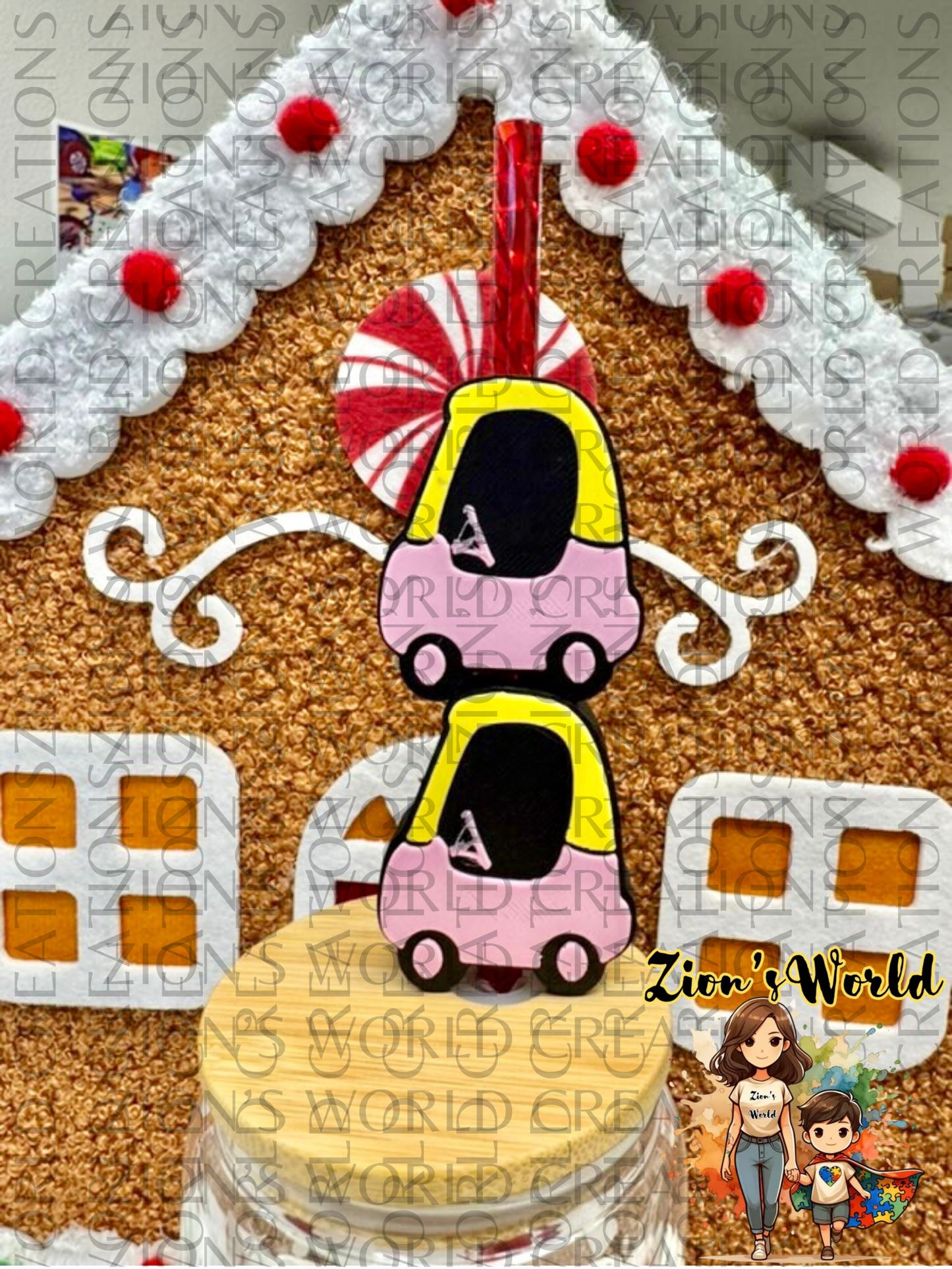 LITTLE TIKES PRINCESS COZY COUPE STRAW TOPPERS