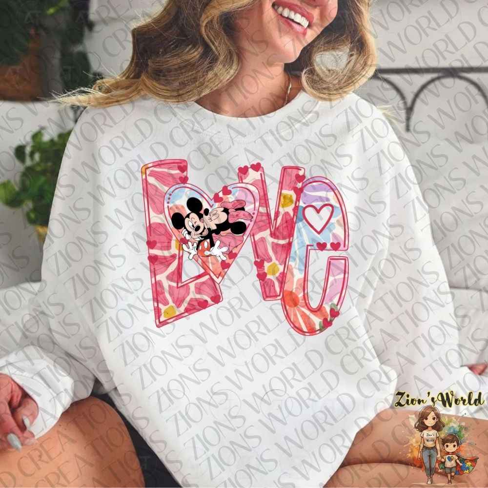 LOVE MICKEY & MINNIE DTF