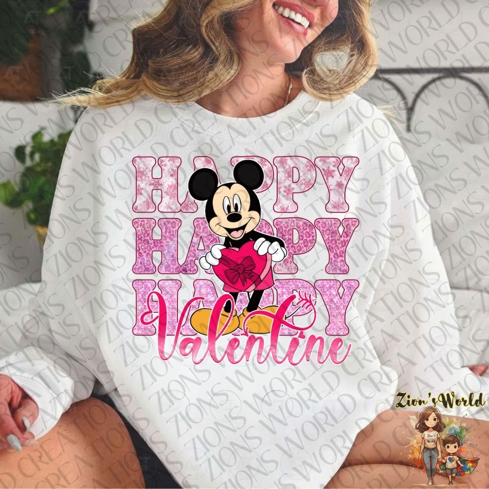 HAPPY VALENTINES MICKEY DTF
