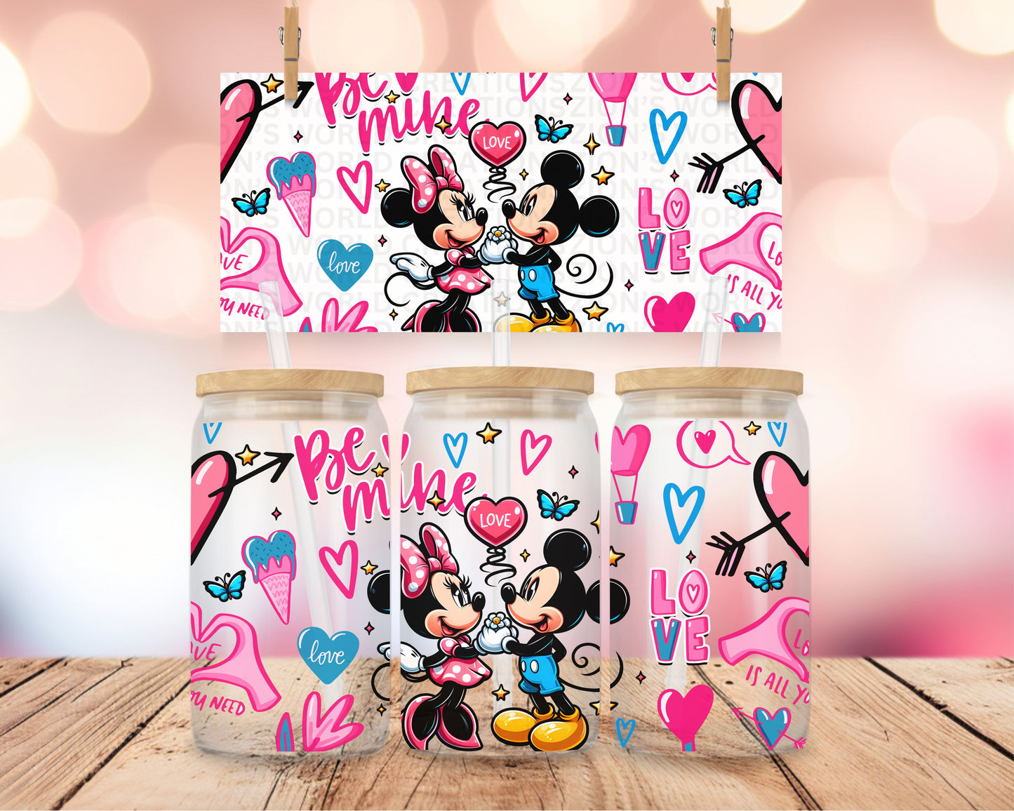 BE MINE MICKEY AND MINNIE