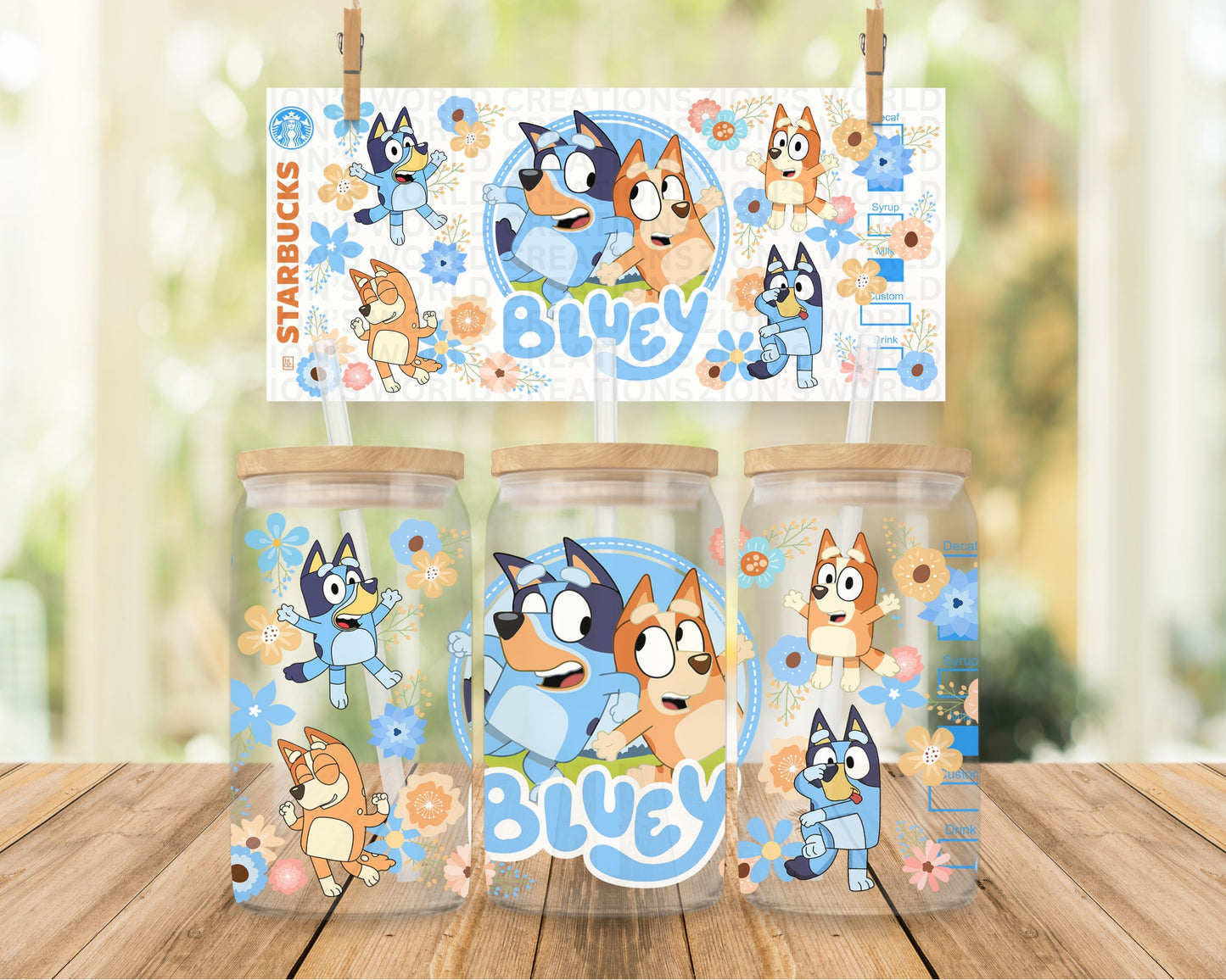 BLUEY STARBUCKS