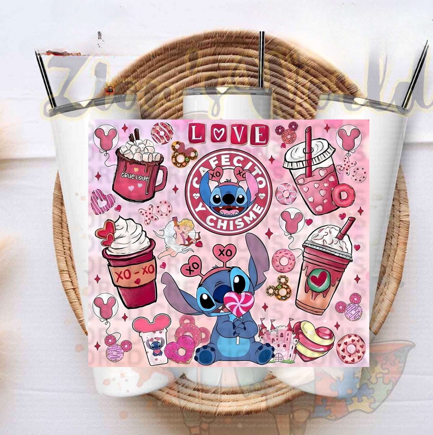 CAFECITO Y CHISME STITCH SUB