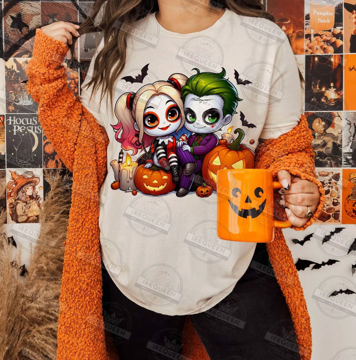 HARLEY QUINN JOKER DTF