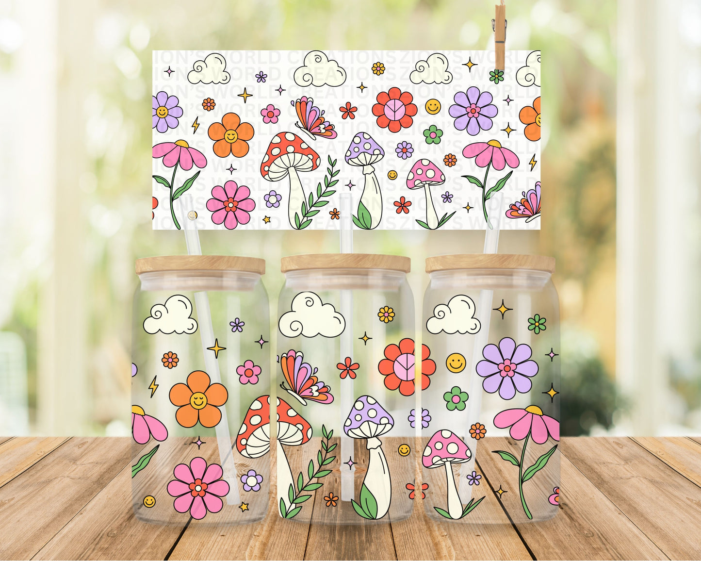 DAISIES AND MUSHROOMS