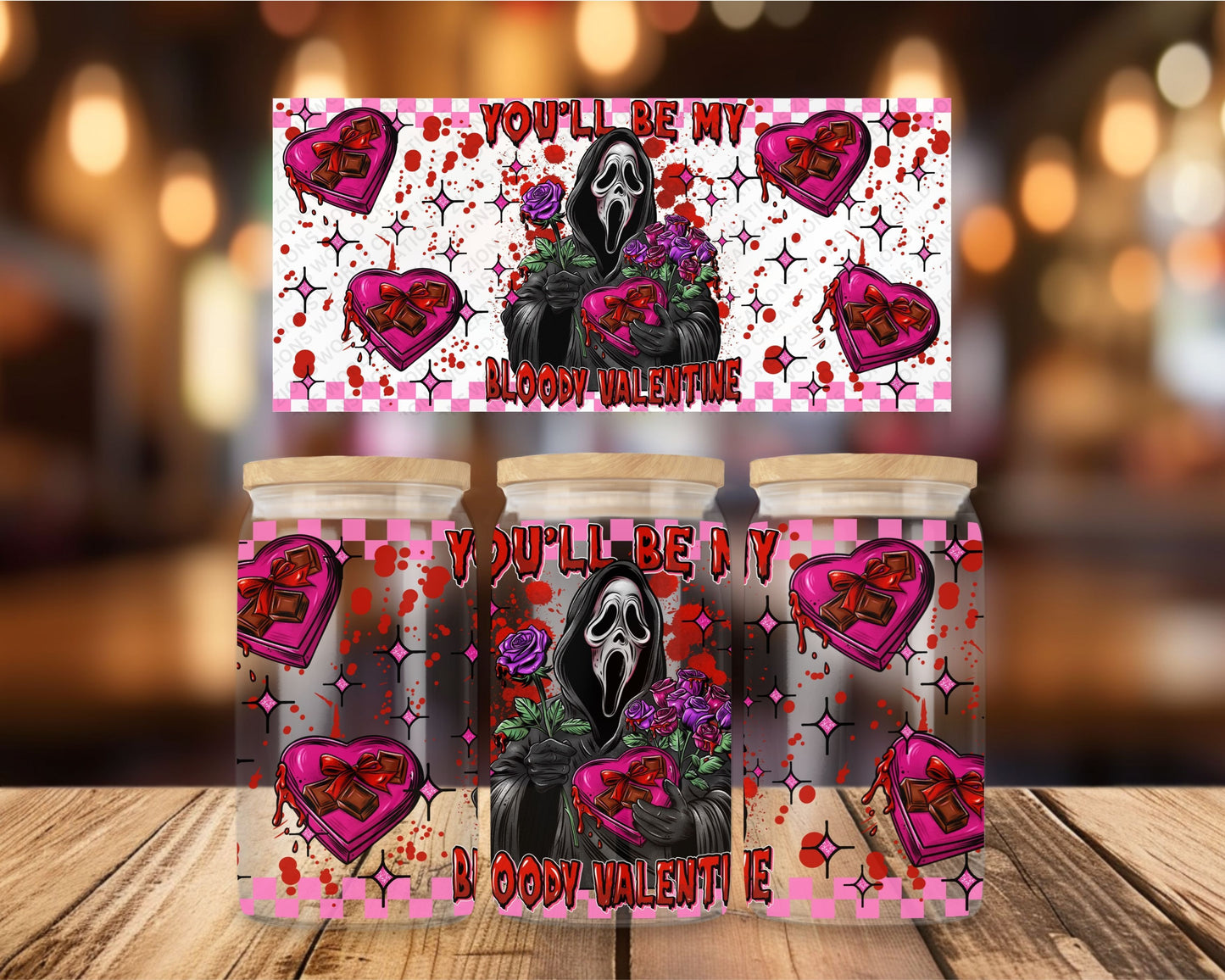 GHOST FACE YOU'LL BE MY BLOOM VALENTINE