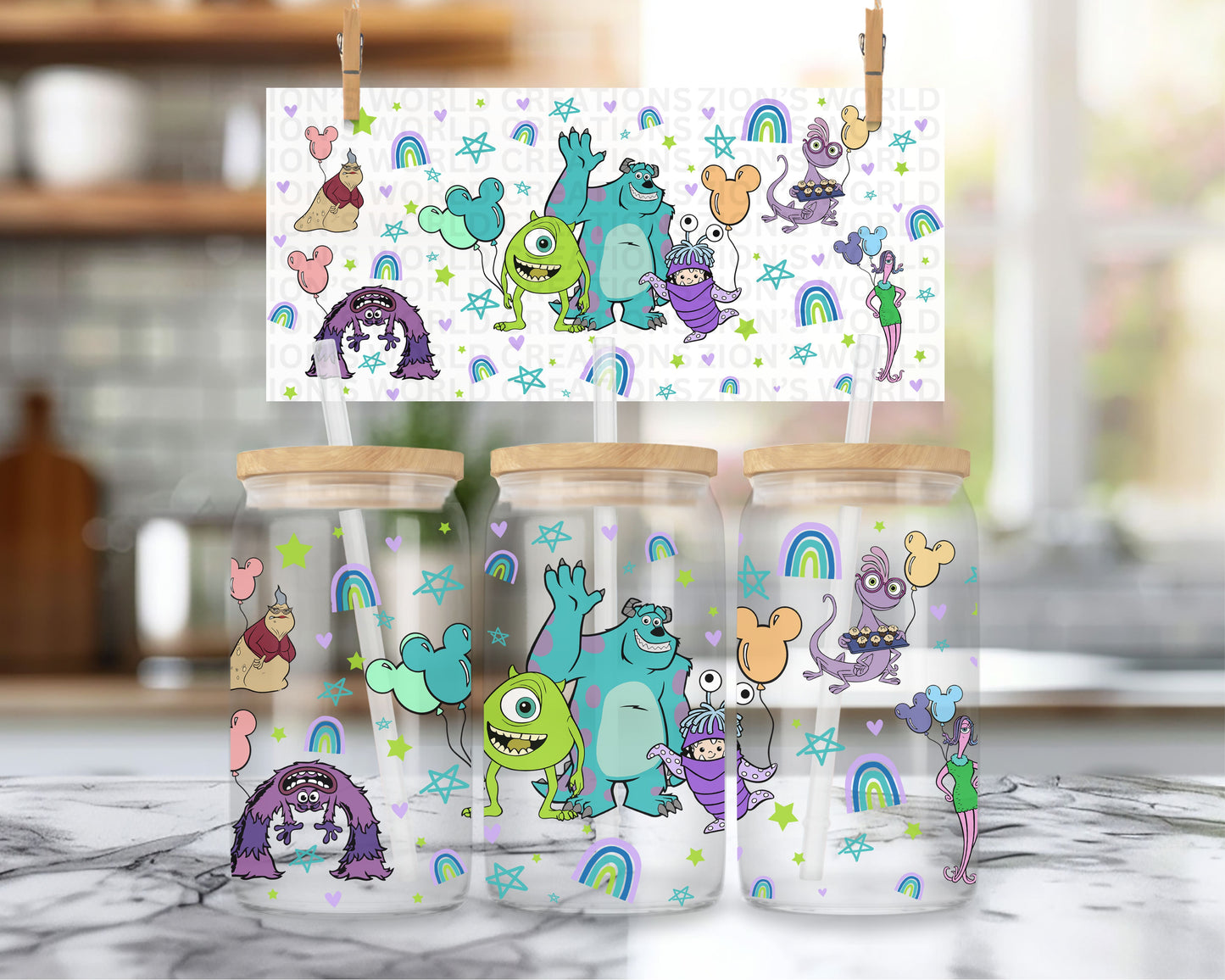 MONSTERS INC AND RAINBOWS