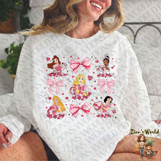 PRINCESS COQUETTE BOW DTF