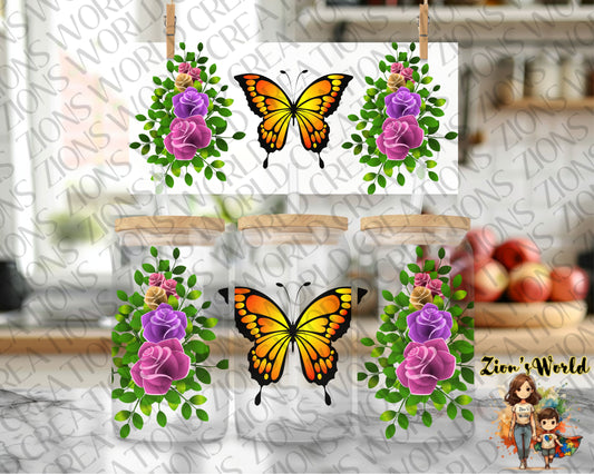 ROSES ARE PASTEL BUTTERFLY  (EXCLUSIVE)