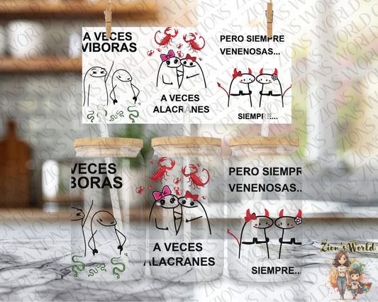 AVECES VIVORAS AVECES ALACRANES