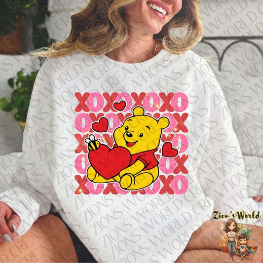 WINNIE THE POOH XOXO DTF