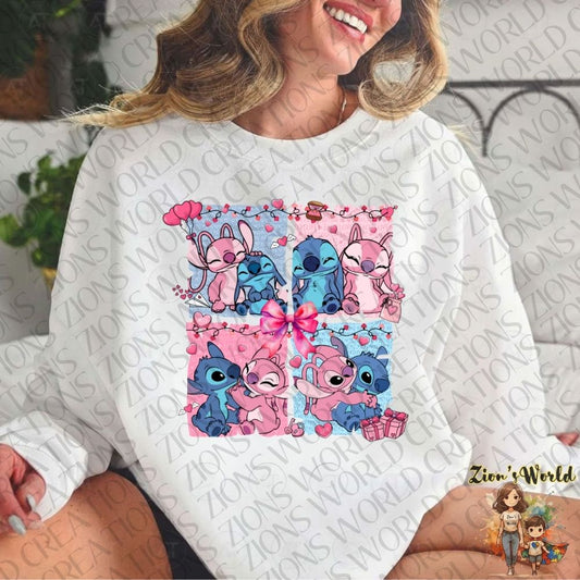 VALENTINE STITCH & ANGEL DTF