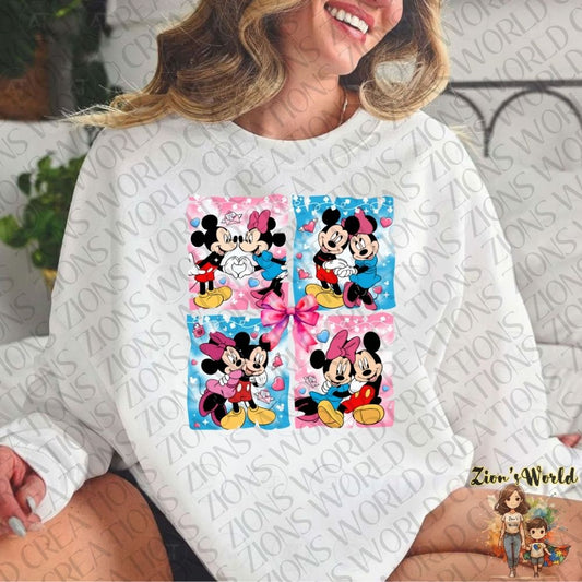 VALENTINE MICKEY & MINNIE DTF