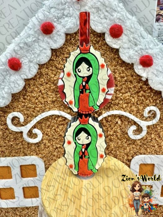 BEIGE VIRGENCITA TOPPERS (SET OF 12)