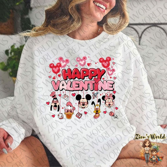 HAPPY VALENTINES MICKEY & FRIENDS DTF