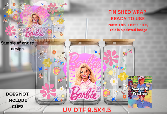 Margot Robbie Floral Barbie