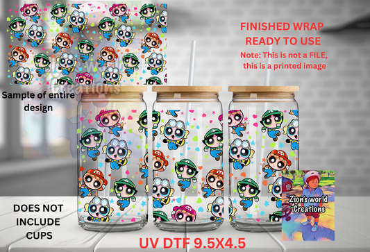 Power Puff Girls Super Mario dress up