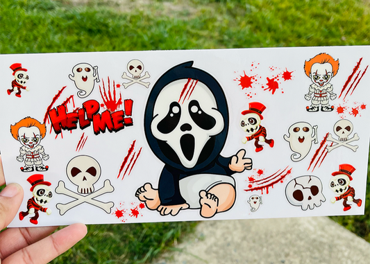 ghost face baby
