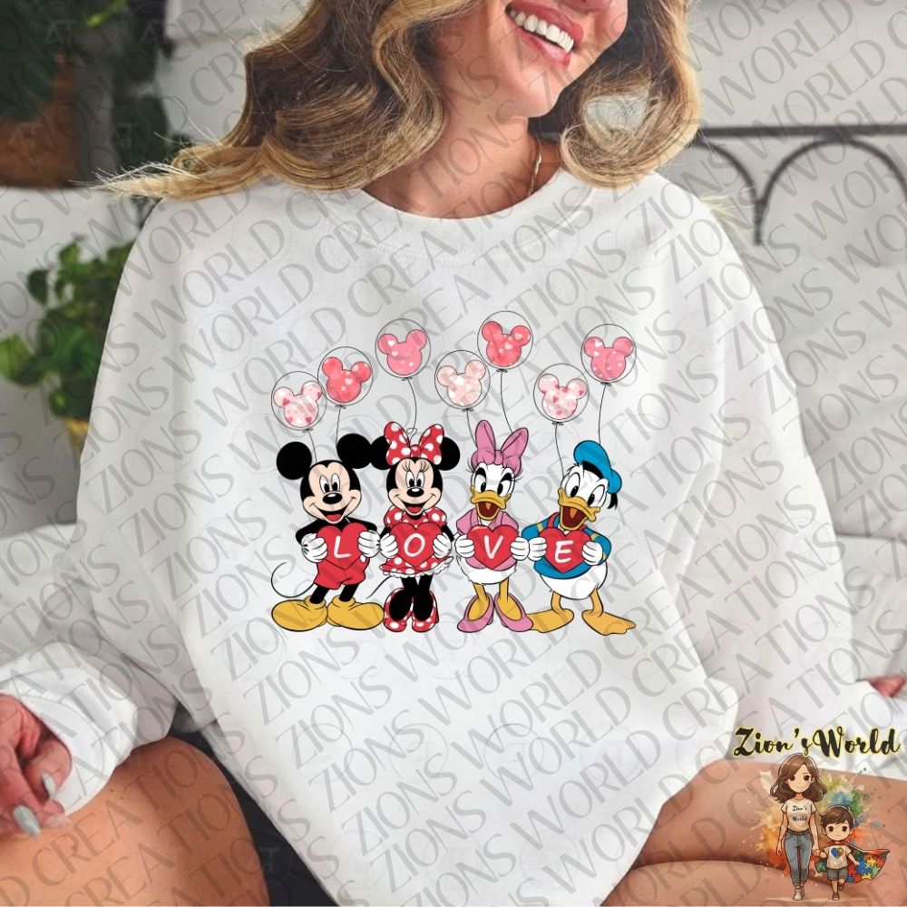 MICKEY & FRIENDS LOVE DTF