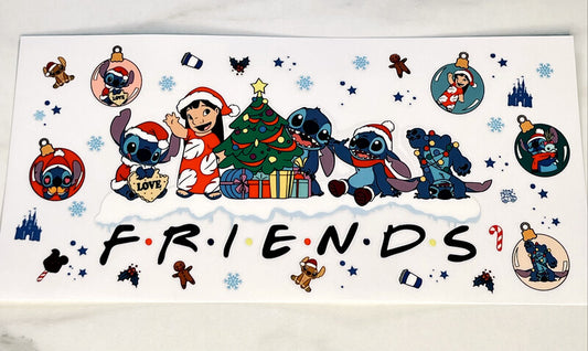 stitch xmas friends
