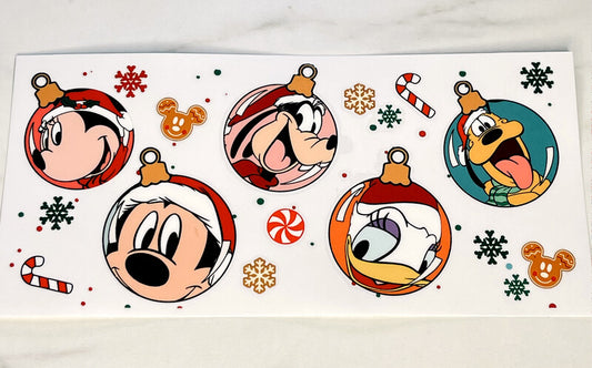 Mickey and friends ornaments