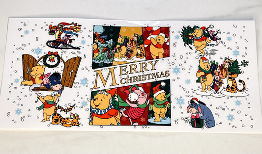 Pooh Bear merry Christmas