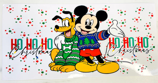 Mickey&Pluto ugly xmas sweaters
