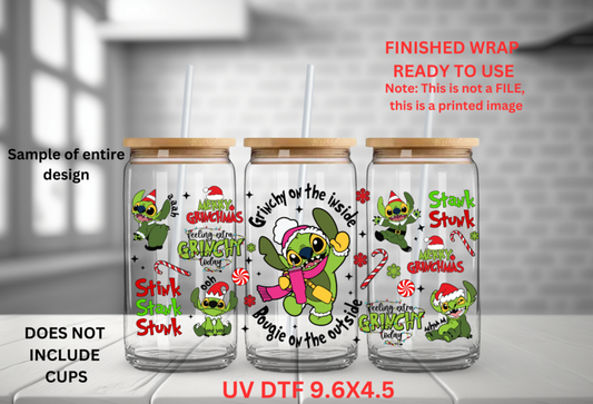 Stitch Grinchy on the inside