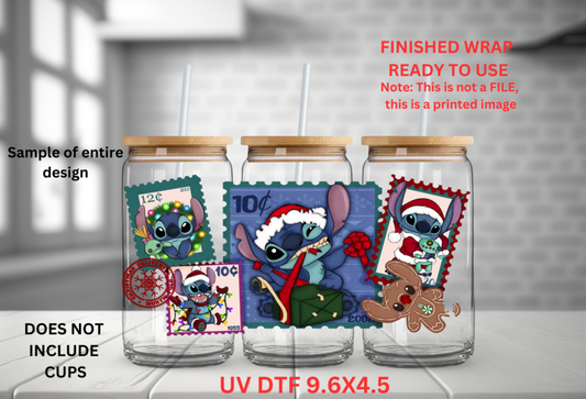 Stitch Postage stamps xmas